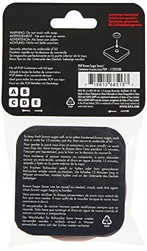 OXO Good Grips Brown Sugar Container + Airtight Sealing + Kitchen Storage + 2 Pack + 2 Cup Capacity + Keeps Brown Sugar