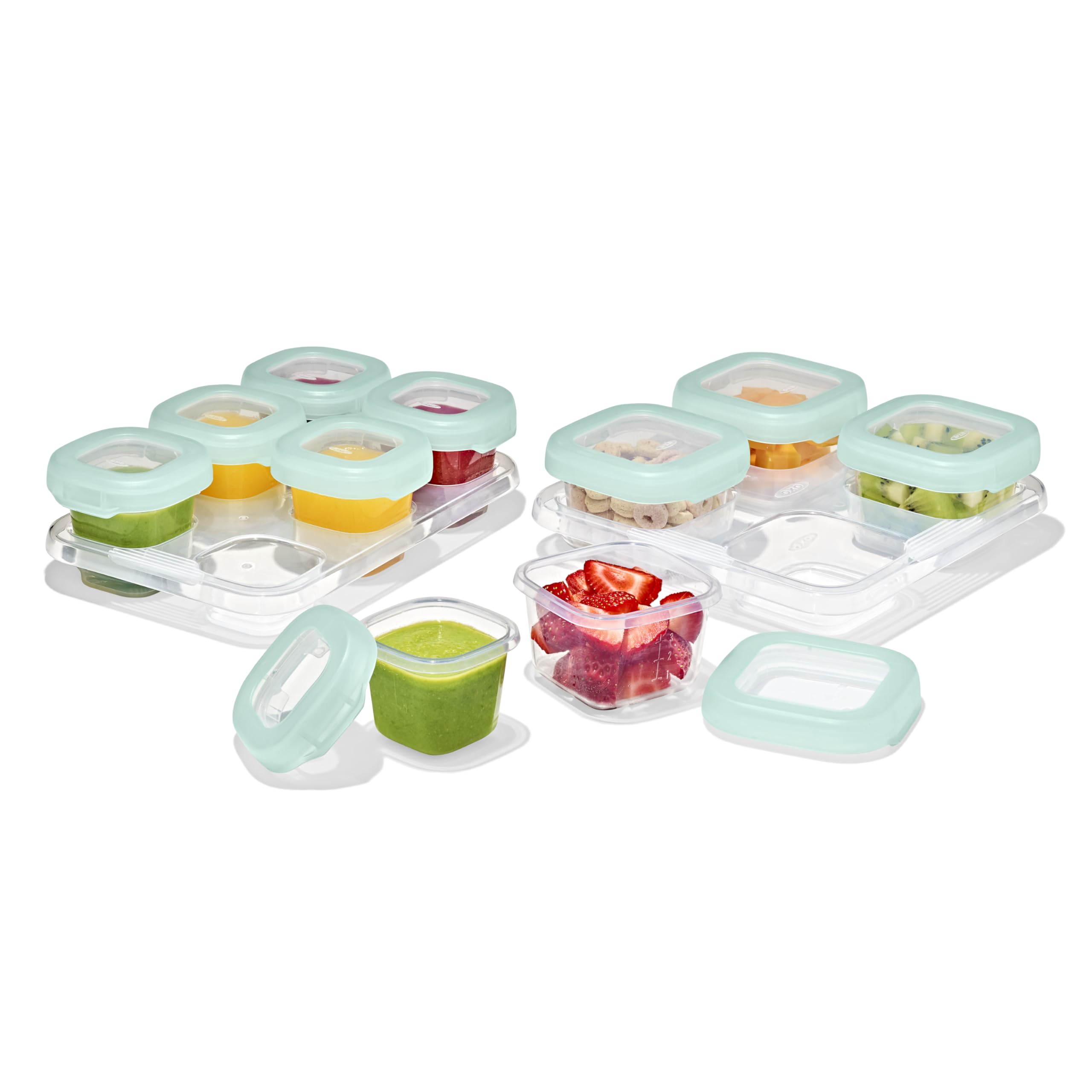 Oxo Tot Opal 12-Piece Baby Blocks Food Storage Container Set
